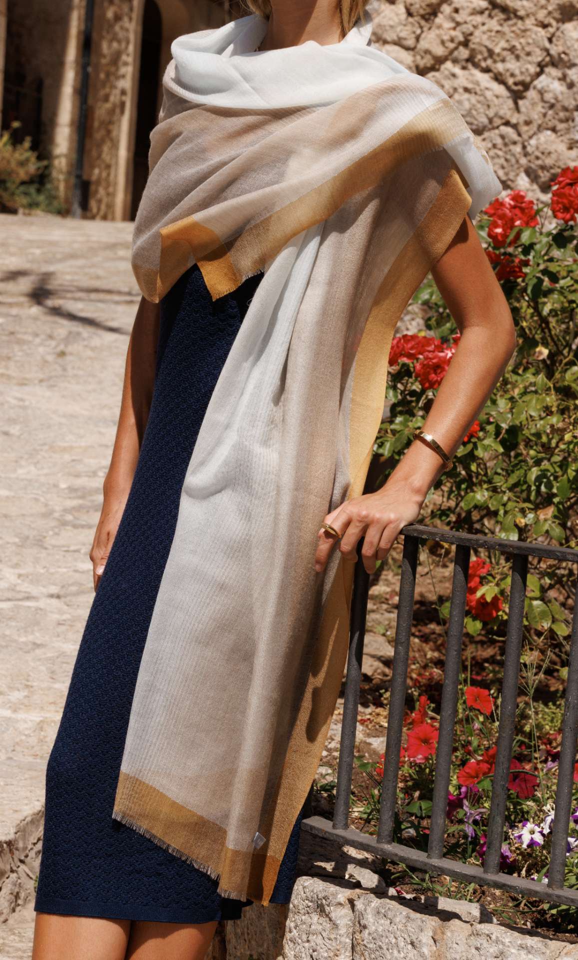 Aria Superfine Cashmere Wrap Scarf - 100% Luxury Cashmere