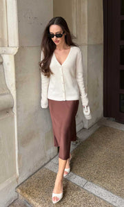 Valerie Cashmere-Silk Cardigan