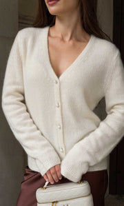 Valerie Cashmere-Silk Cardigan