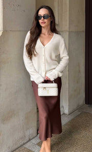 Valerie Cashmere-Silk Cardigan