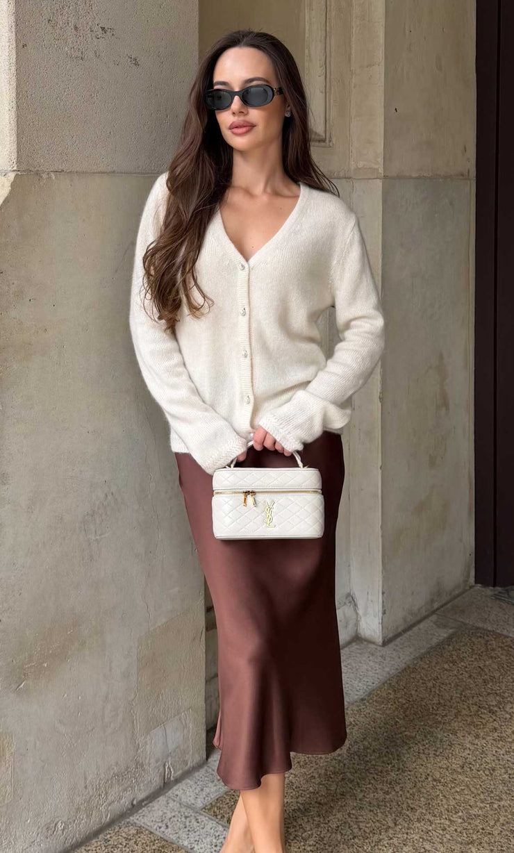 Valerie Cashmere-Silk Cardigan