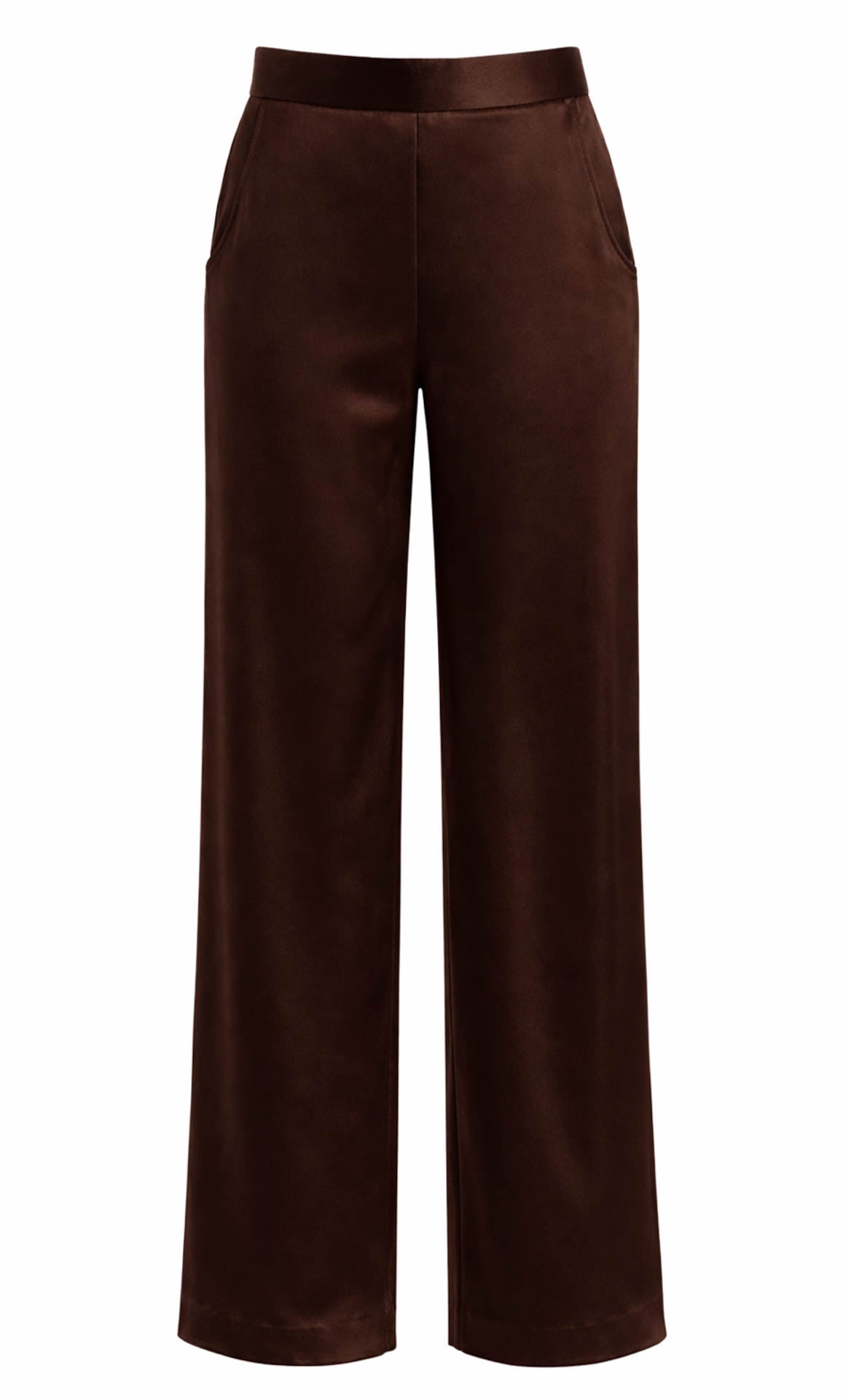 Vicenza Silk Wide-Leg Pants – 100% Silk Pants | Ravella Luxury