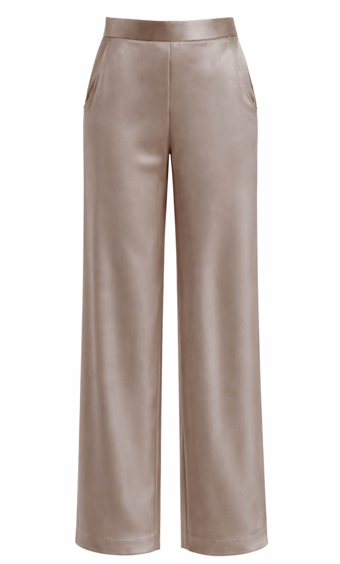 Vicenza Silk Wide-Leg Pants – 100% Silk Pants | Ravella Luxury