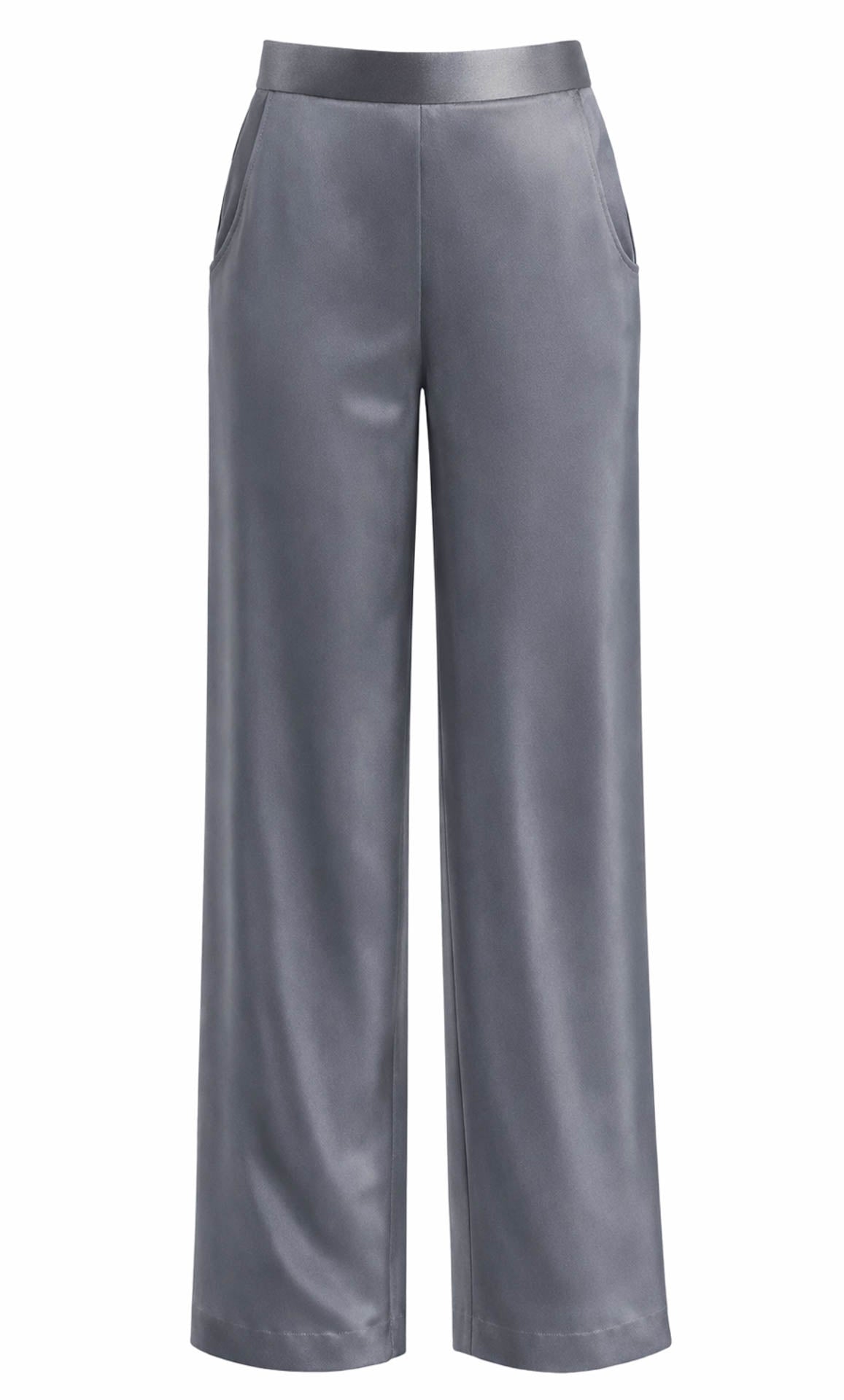 Vicenza Silk Wide-Leg Pants – 100% Silk Pants | Ravella Luxury