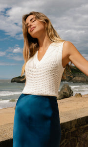 Vivienne Knitted Silk Tank