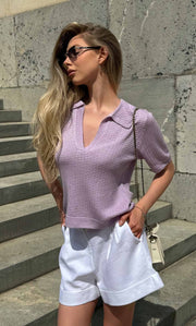 Waverly Knit Polo - Silk & Cashmere
