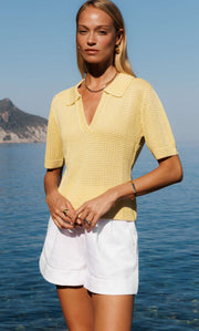 Waverly Knit Polo - Silk & Cashmere