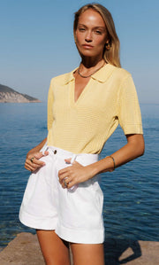 Waverly Knit Polo - Silk & Cashmere