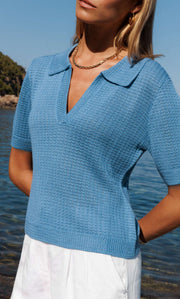 Waverly Knit Polo - Silk & Cashmere
