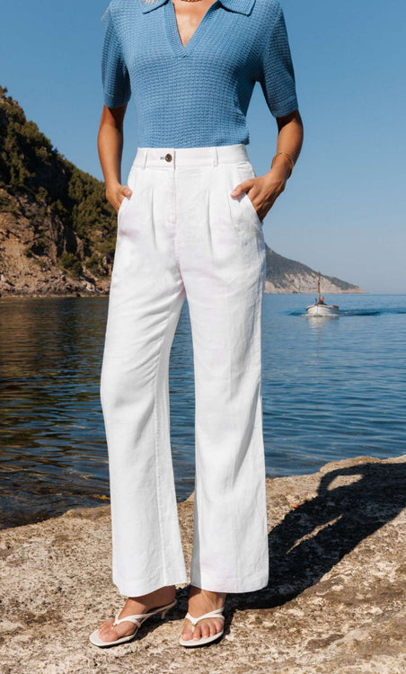 Lina Italian Linen Pants