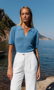 Waverly Knit Polo - Silk & Cashmere