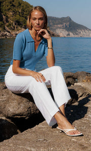 Waverly Knit Polo - Silk & Cashmere
