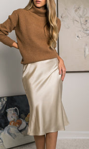 Alessa Silk Skirt