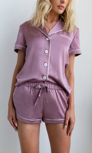 Amore Silk Pajamas - Shorts