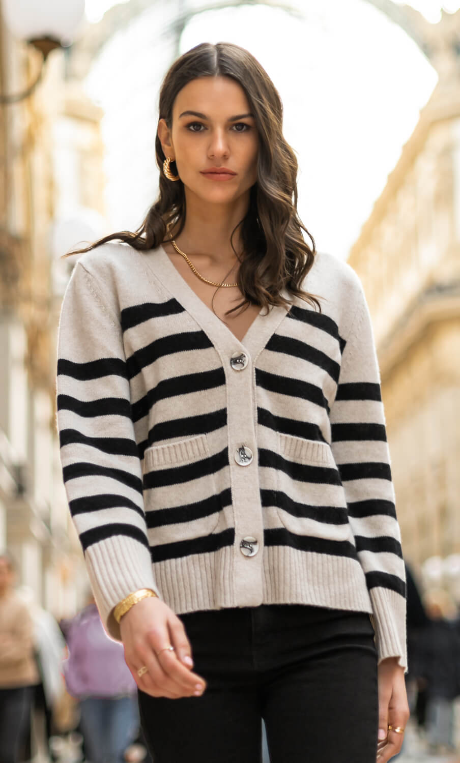 Chiara Luxe Cashmere Cardigan - 100% Luxury Cashmere | Ravella